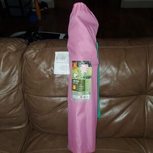 Pink and Green Outdoor Chair